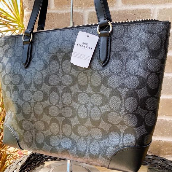 Gaby’sBags👜💕-Coach Tote Black - Picture 7 of 8